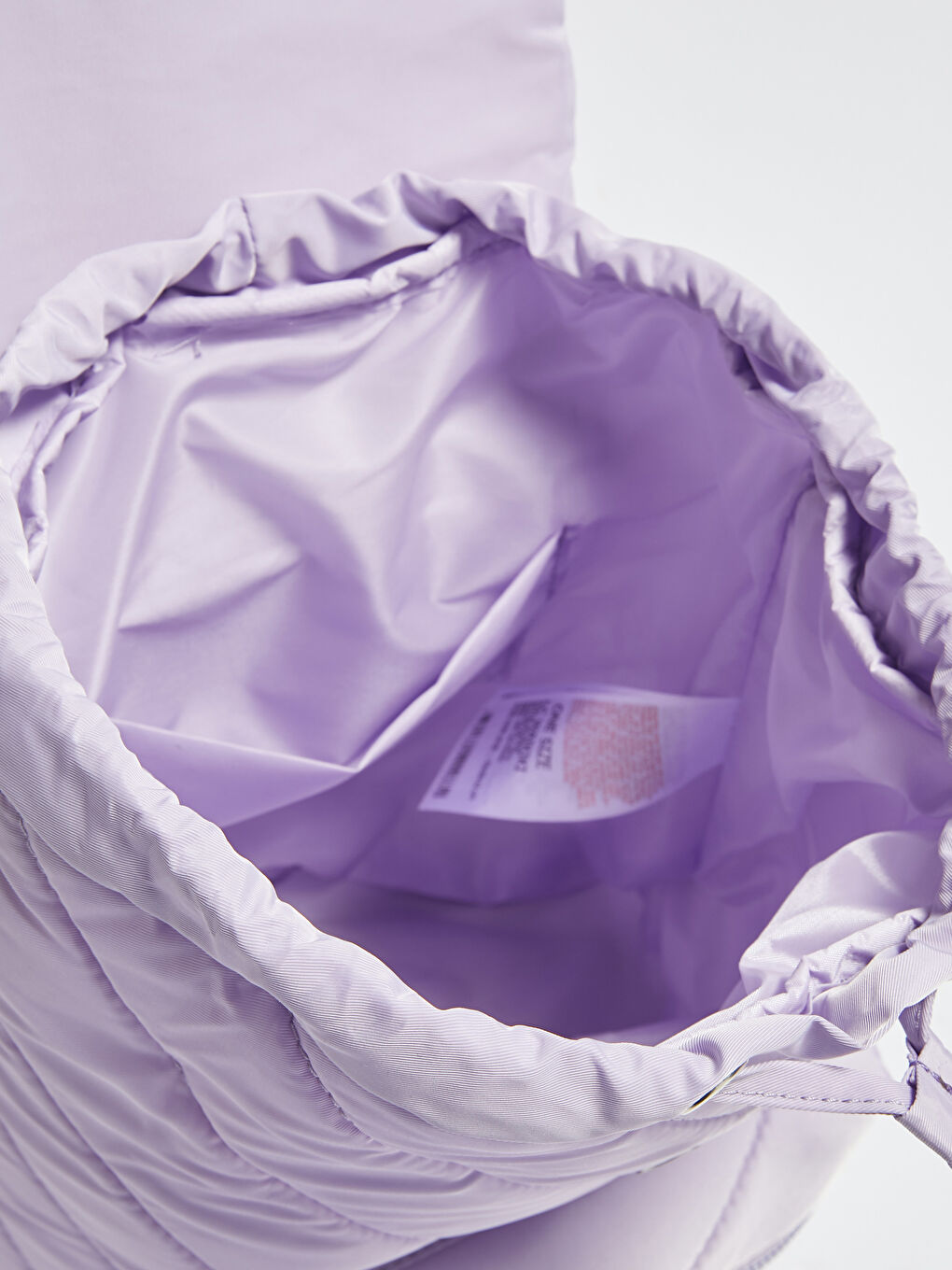 Lila Paraşüt Kumaş Kadın Sırt Çantası-5