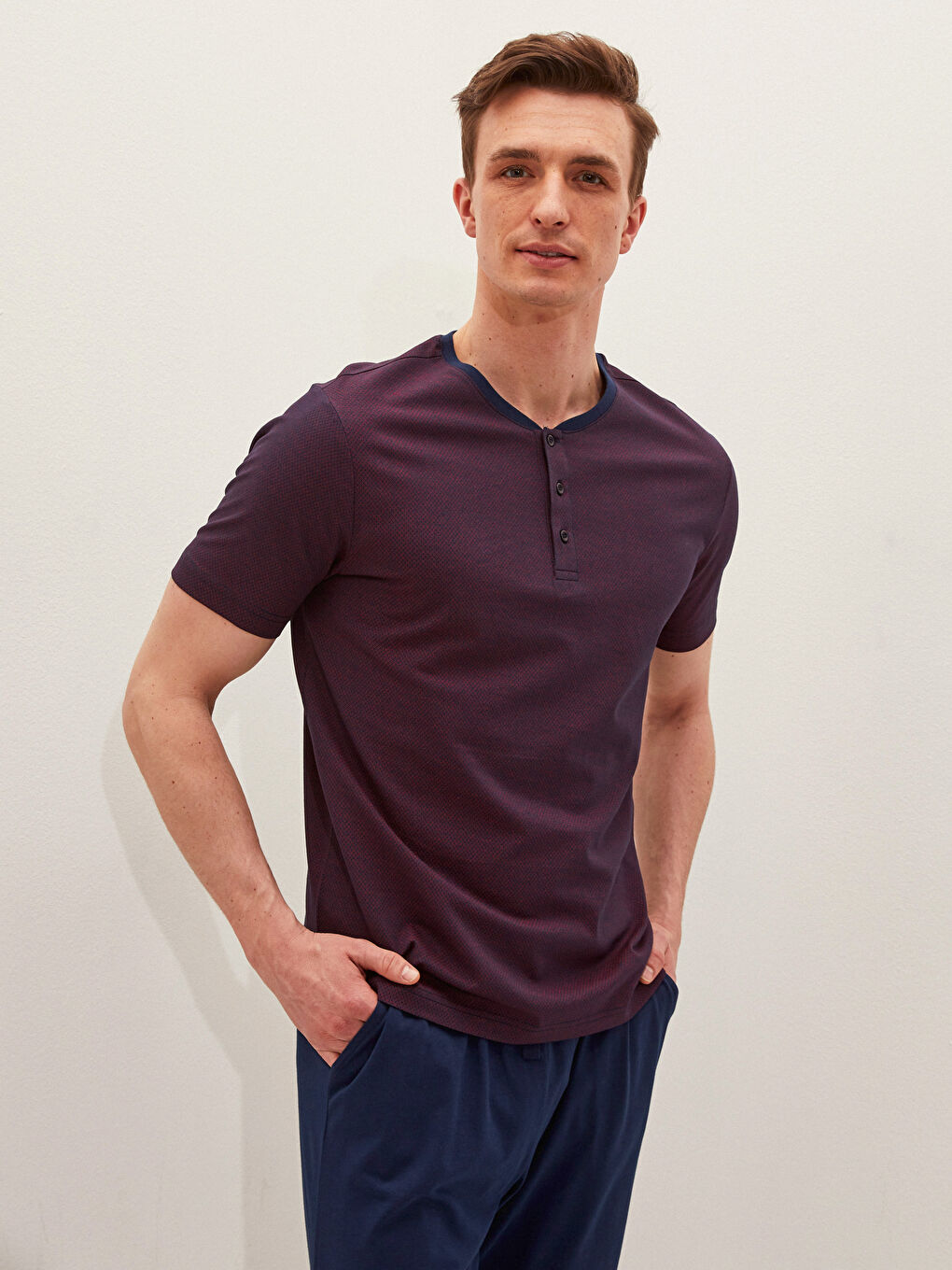 Regular Fit Men's Pyjama Set-2