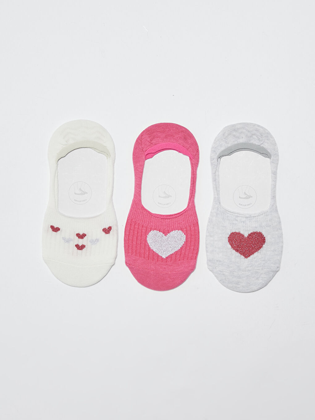 Patterned Girl's Ballet Socks 3 Pieces-1