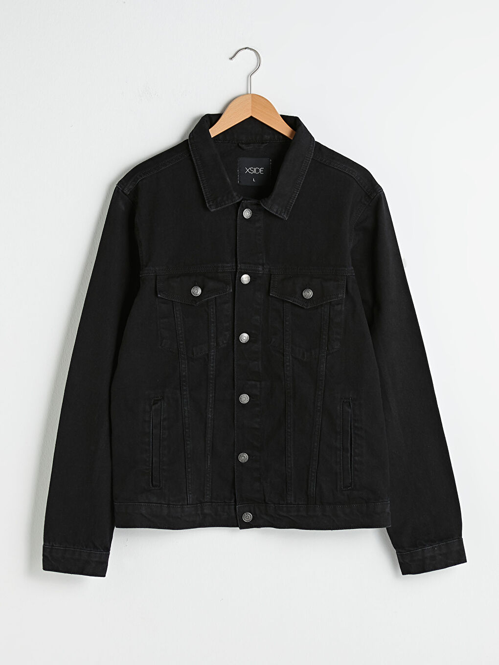 جاكيت جينز رجالي بقصة عادية-7