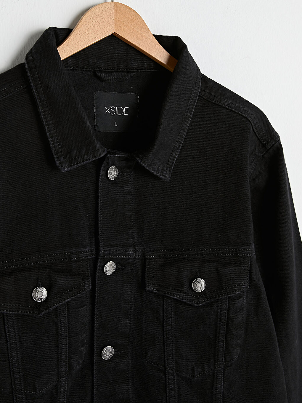 جاكيت جينز رجالي بقصة عادية-8