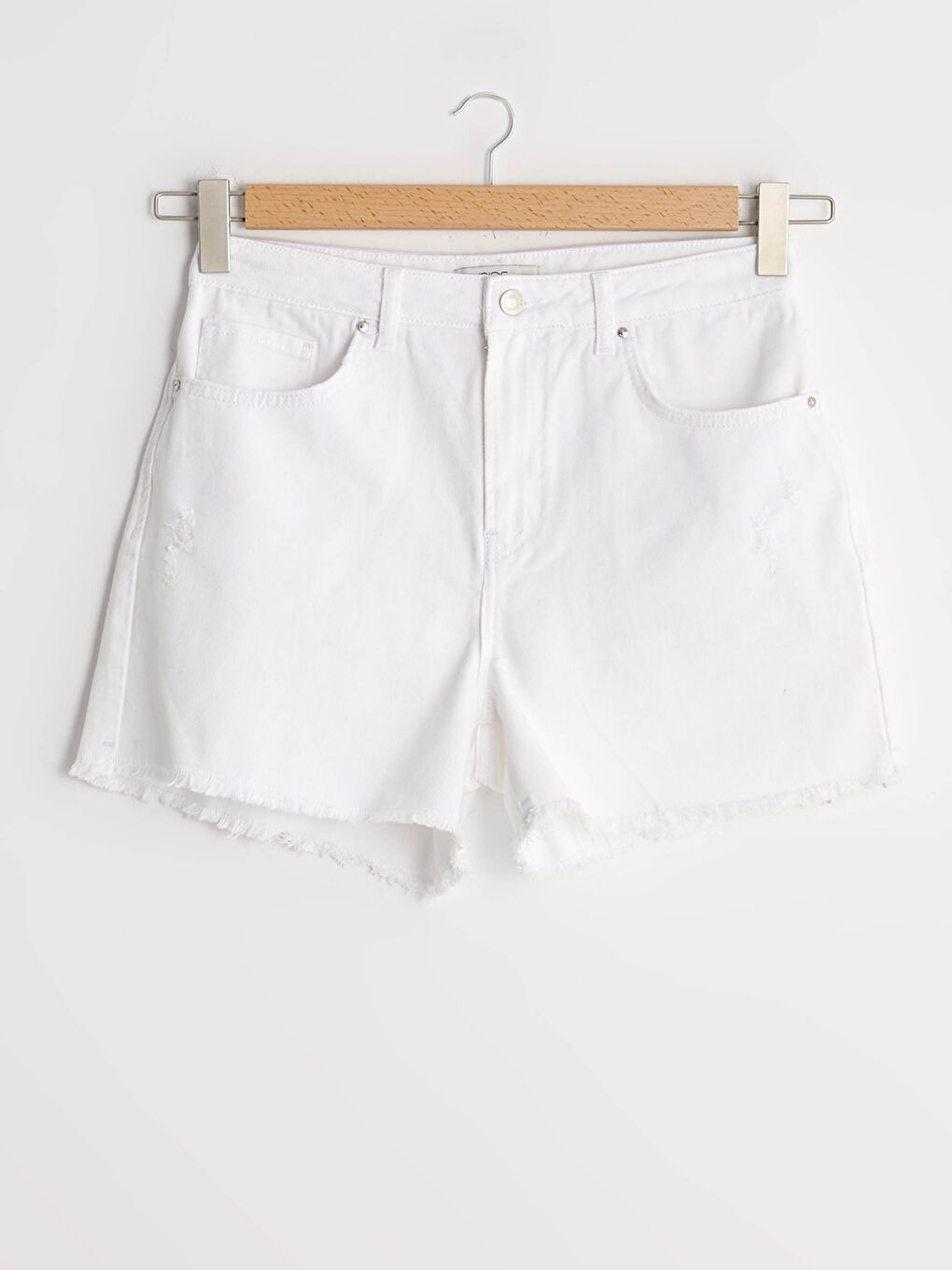 XSIDE Pocket Detail Mom Fit Women's Denim Shorts -S1DV56Z8-RFC