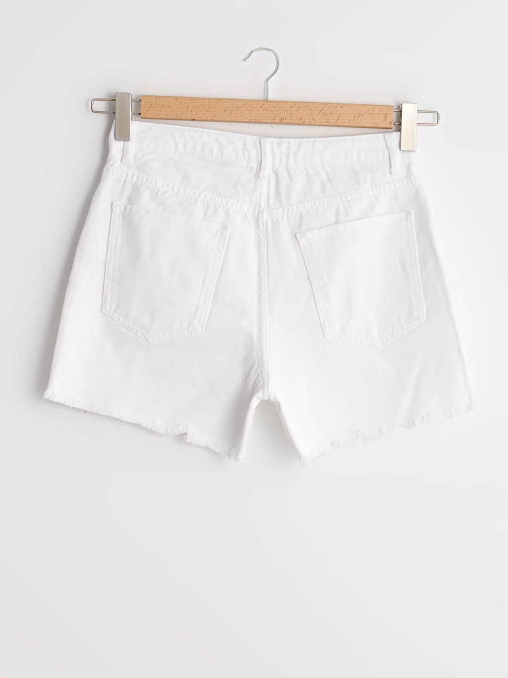 XSIDE Pocket Detail Mom Fit Women's Denim Shorts -S1DV56Z8-RFC