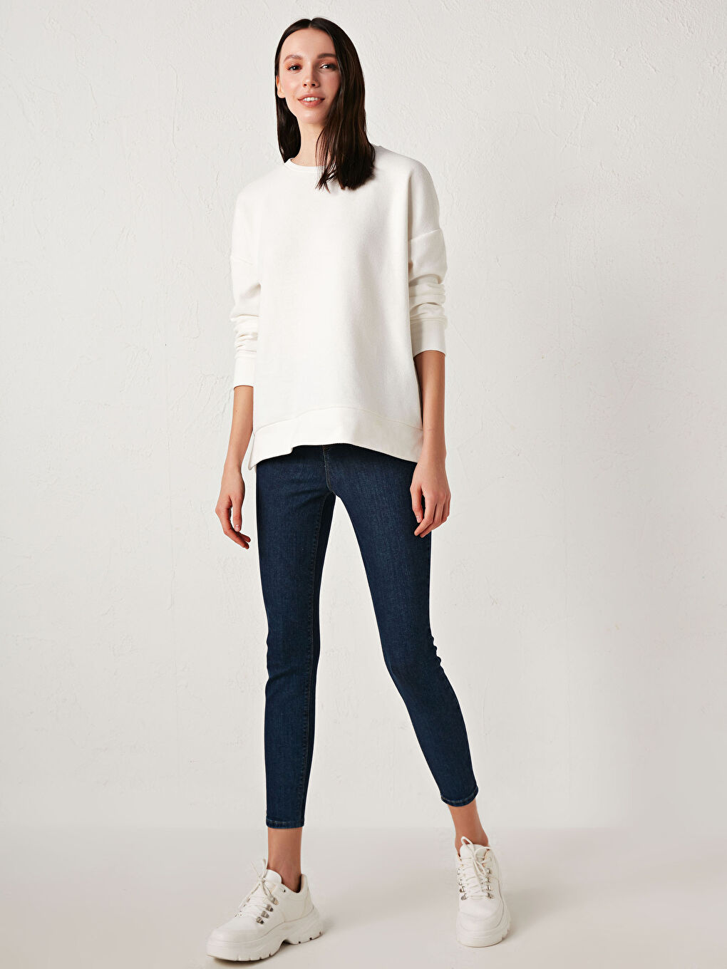 LCW Jeans Hoch taillierte Jupiter Super-Skinny-Fit Jeans für Damen -S1DV73Z8-309