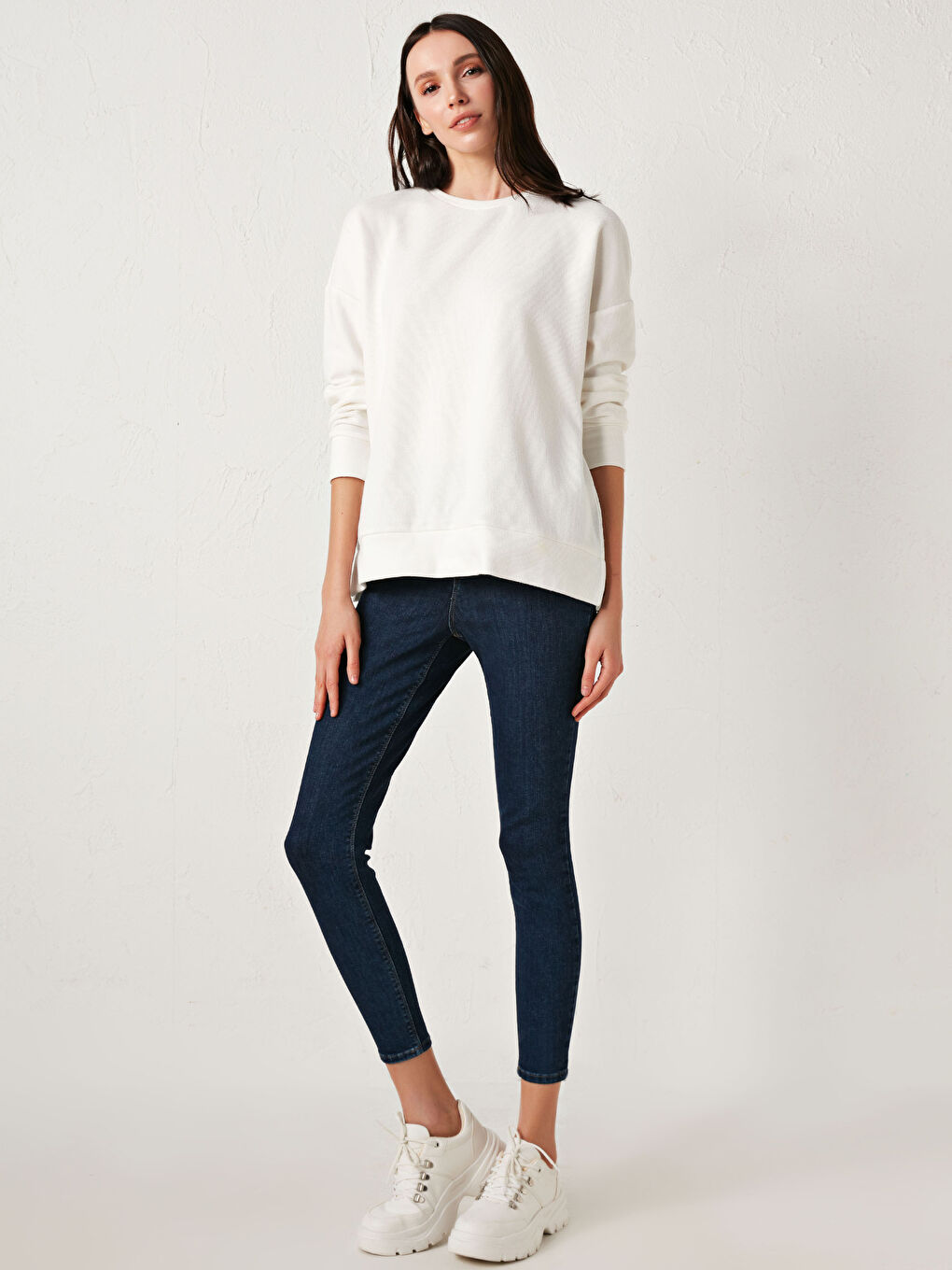 LCW Jeans Hoch taillierte Jupiter Super-Skinny-Fit Jeans für Damen -S1DV73Z8-309