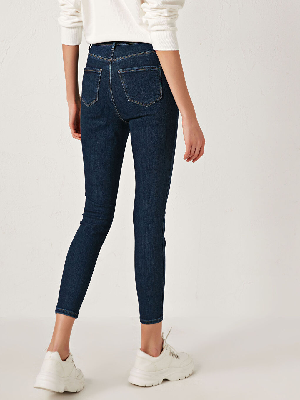 LCW Jeans Hoch taillierte Jupiter Super-Skinny-Fit Jeans für Damen -S1DV73Z8-309