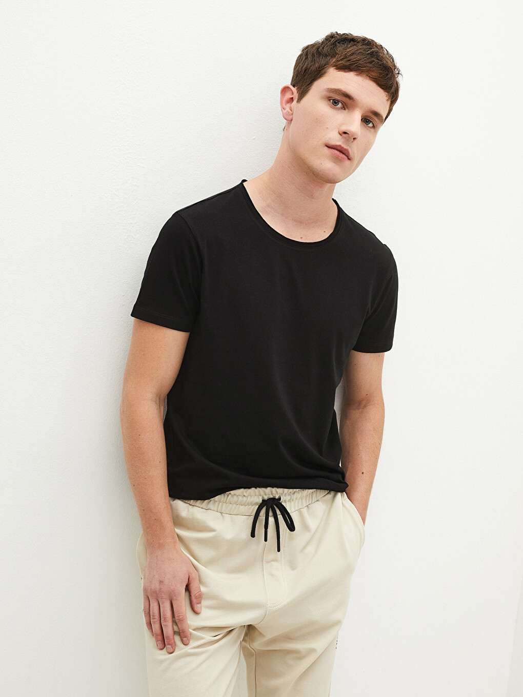 Crew Neck Jersey Men's T-shirt