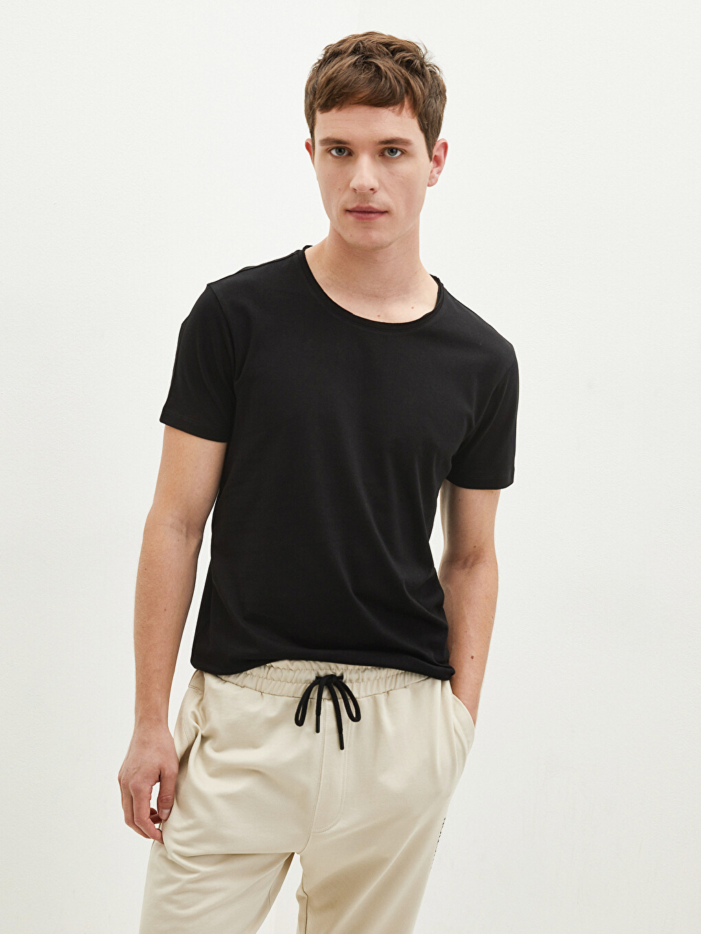 Crew Neck Jersey Men's T-shirt-1