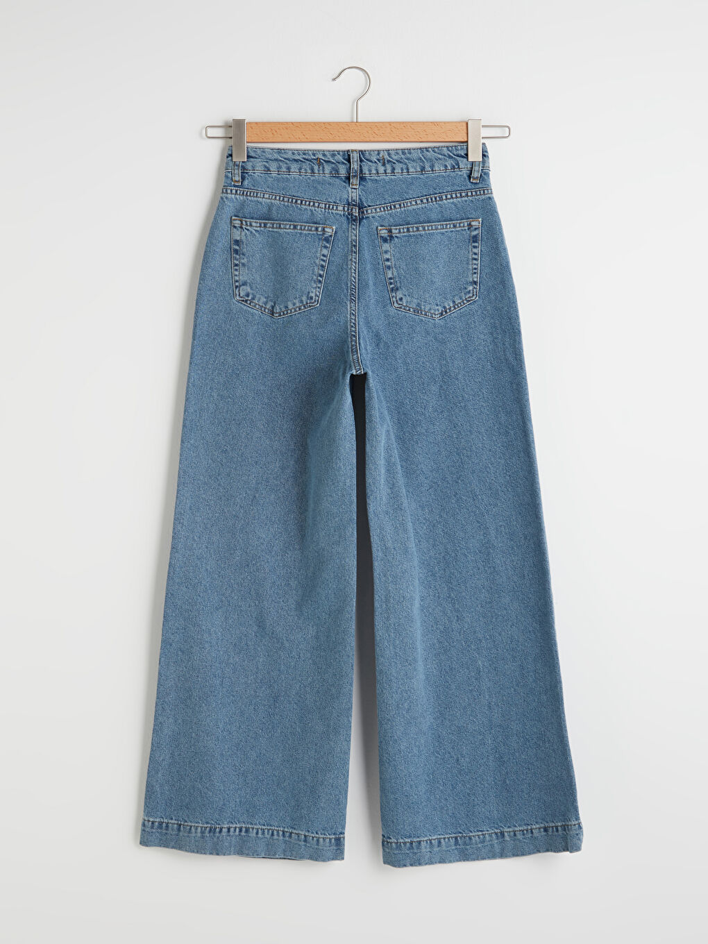 Jean Femme Taille Haute Jambe Large-10