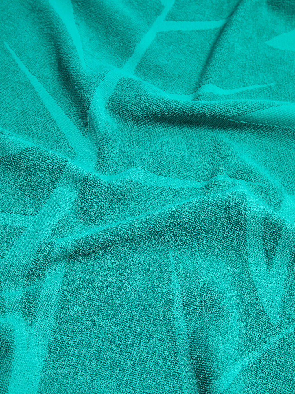 Yeşil Desenli Erkek Plaj Havlusu-2