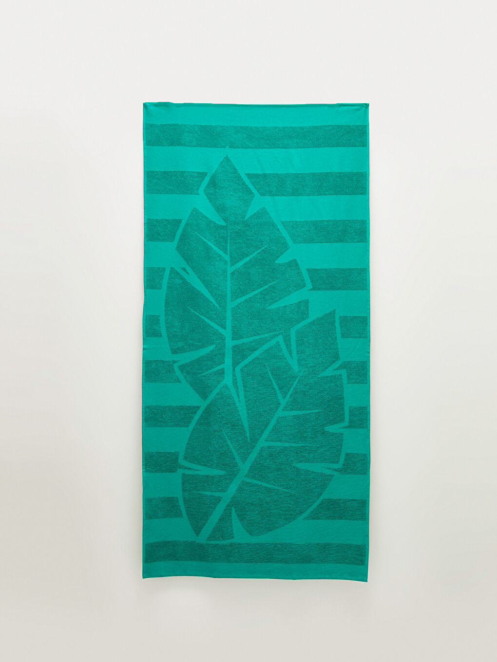 Yeşil Desenli Erkek Plaj Havlusu