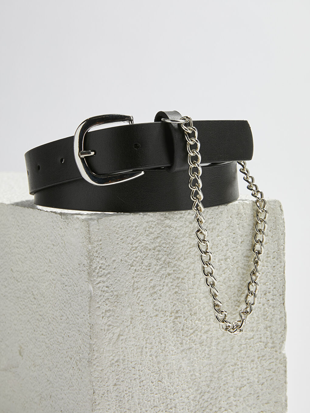 Ремень с цепочкой под кожу для девочек