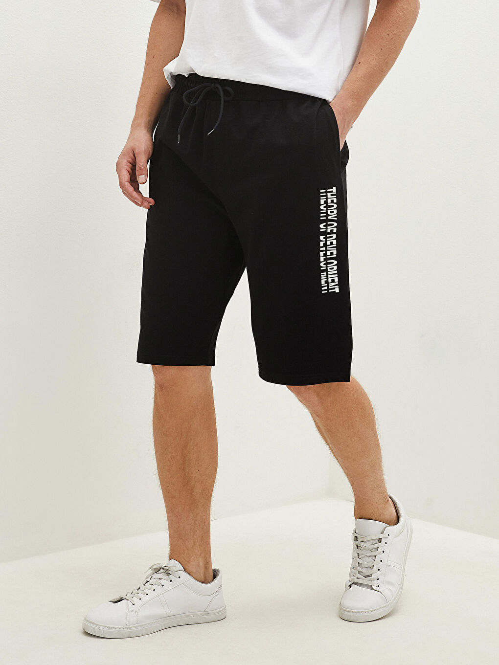Regulär Sitzende Sportshorts für Herren-3