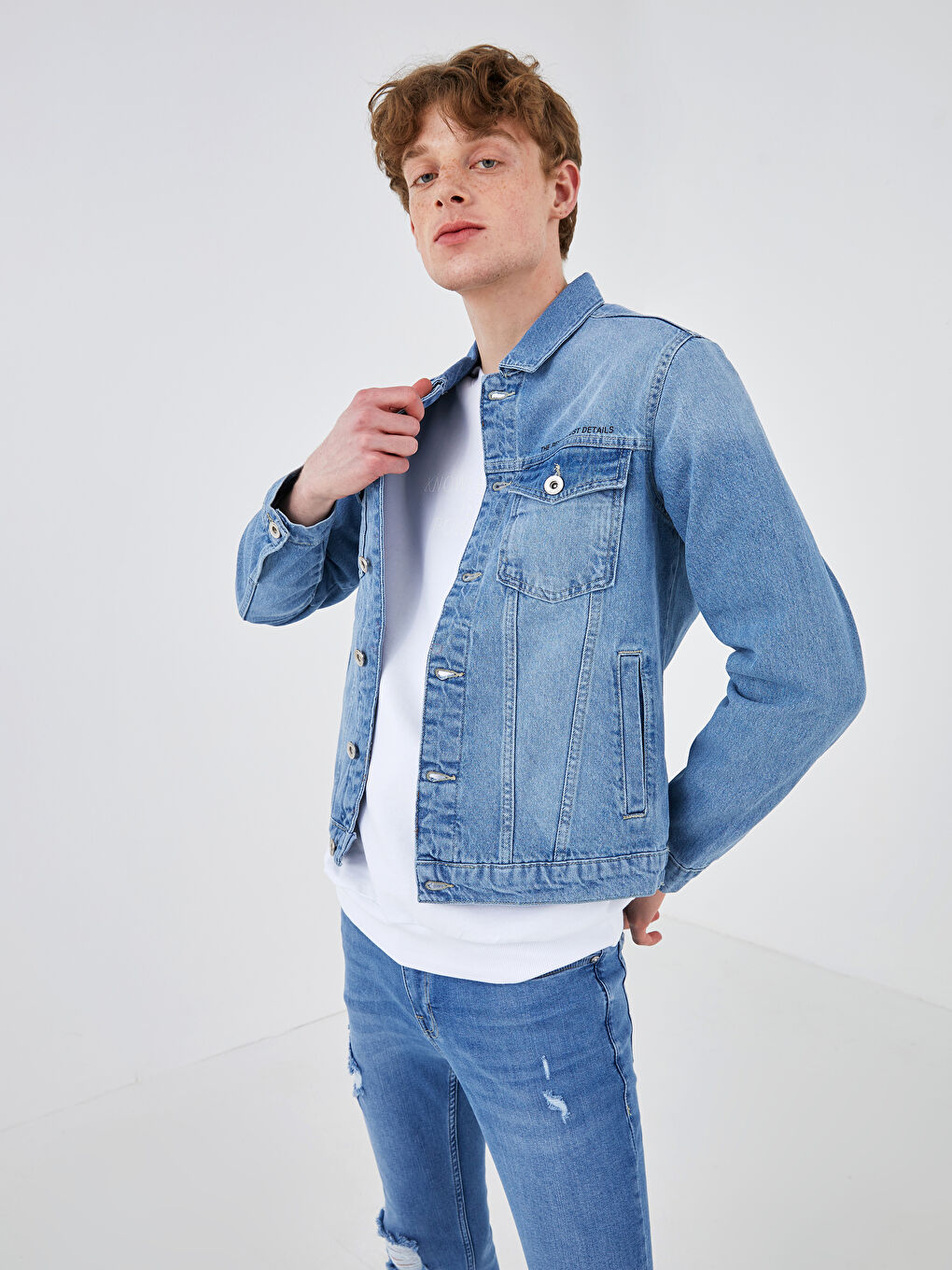 XSIDE Oversize Jeansjacke Für Herren -S1EB37Z8-Q6L