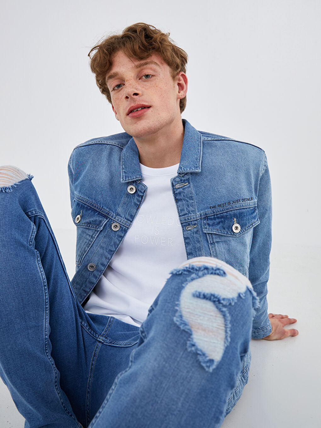 XSIDE Oversize Jeansjacke Für Herren -S1EB37Z8-Q6L