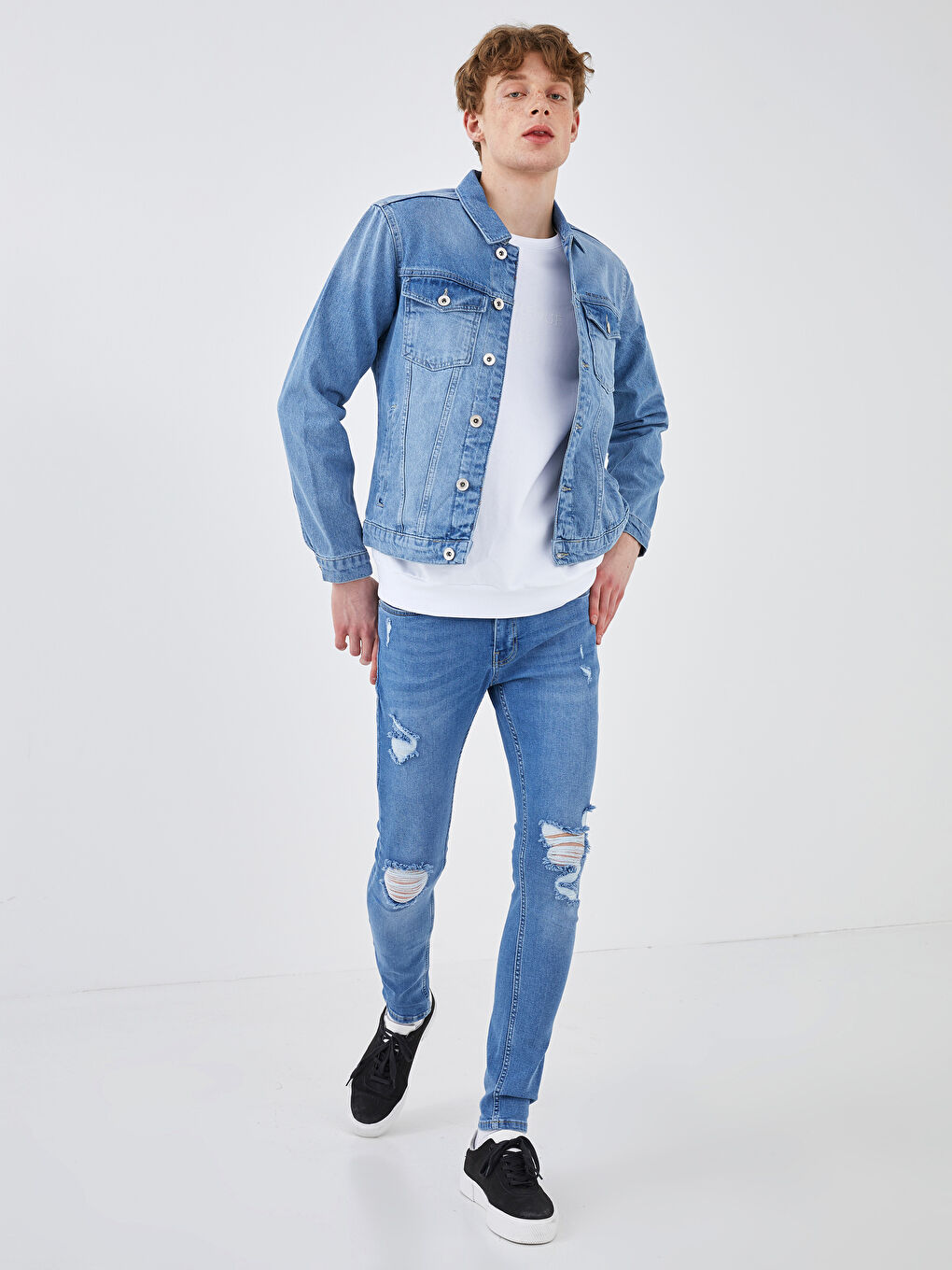 XSIDE Oversize Jeansjacke Für Herren -S1EB37Z8-Q6L