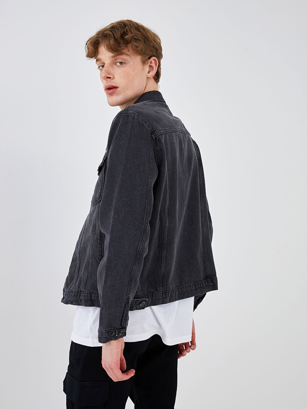 Oversize Men's Denim Jacket-4