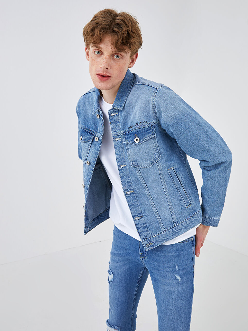XSIDE Oversize Jeansjacke Für Herren -S1EB37Z8-Q6L