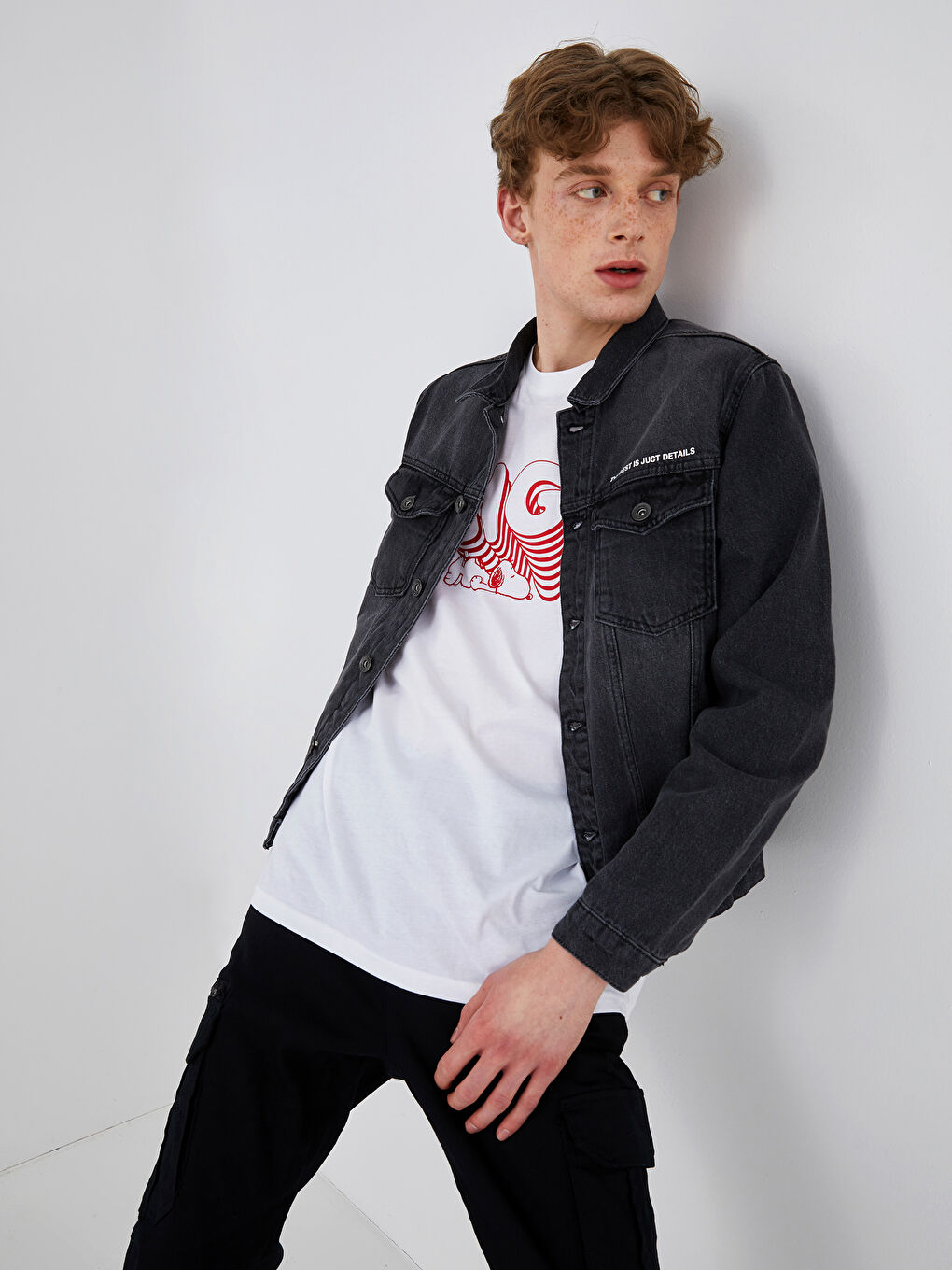 Oversize Men's Denim Jacket-5