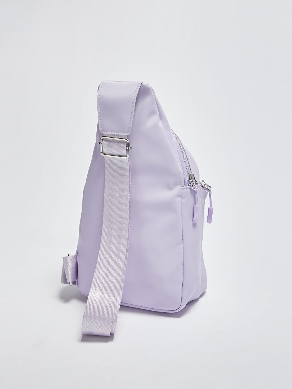 Lila Tek Omuz Askılı Sırt ve Göğüs Çantası-3