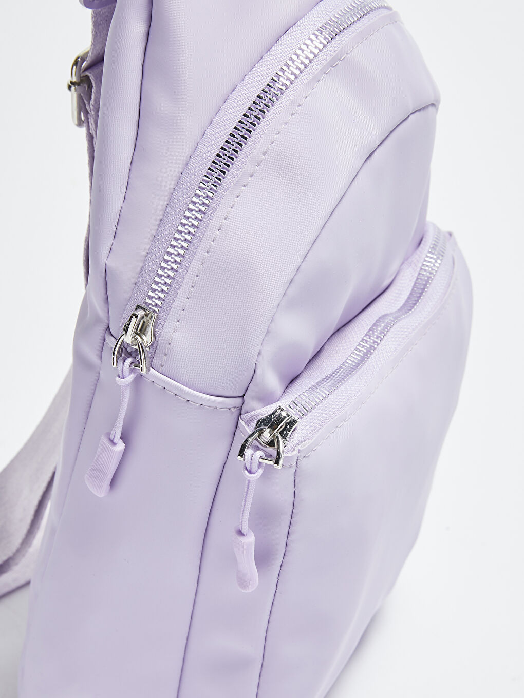 Lila Tek Omuz Askılı Sırt ve Göğüs Çantası-5