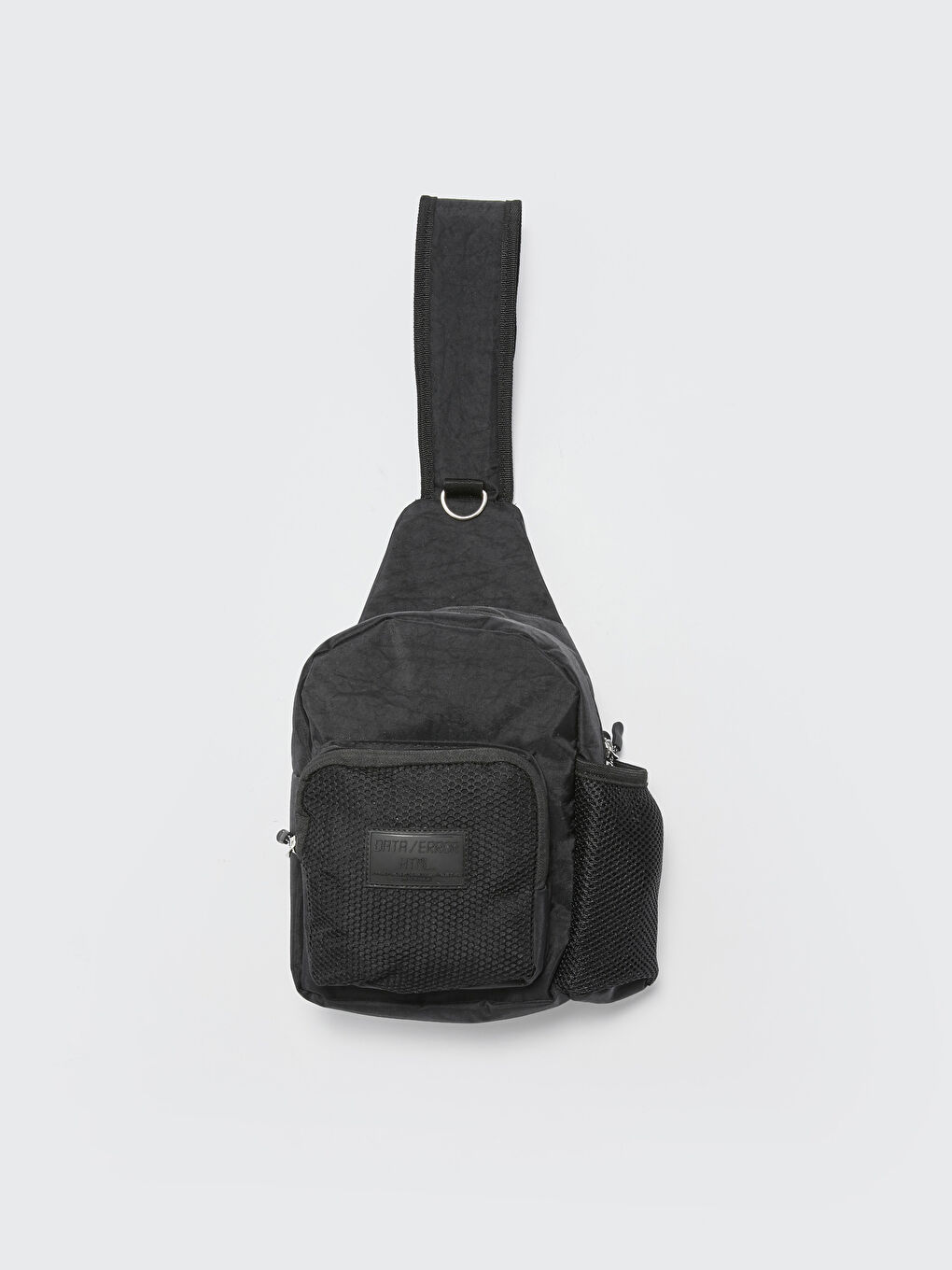 Siyah Tek Omuz Askılı Sırt ve Göğüs Çantası-2