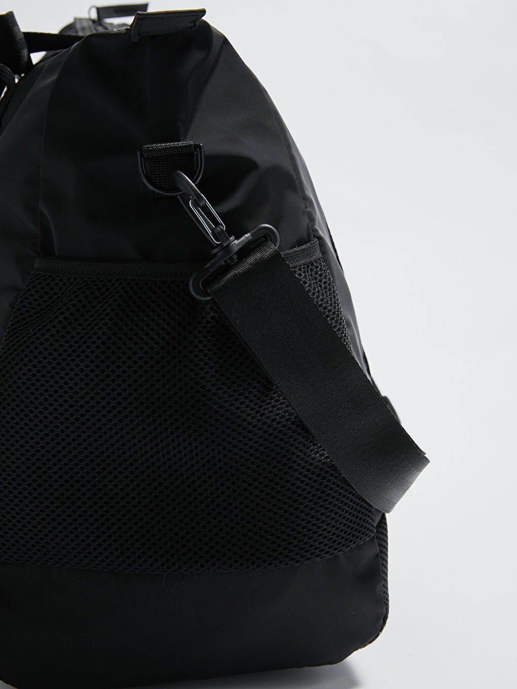 Siyah Paraşüt Kumaş Aktif Spor Çanta-2