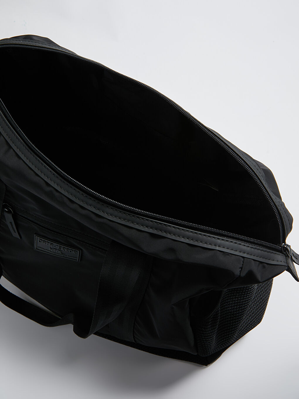 Siyah Paraşüt Kumaş Aktif Spor Çanta-3