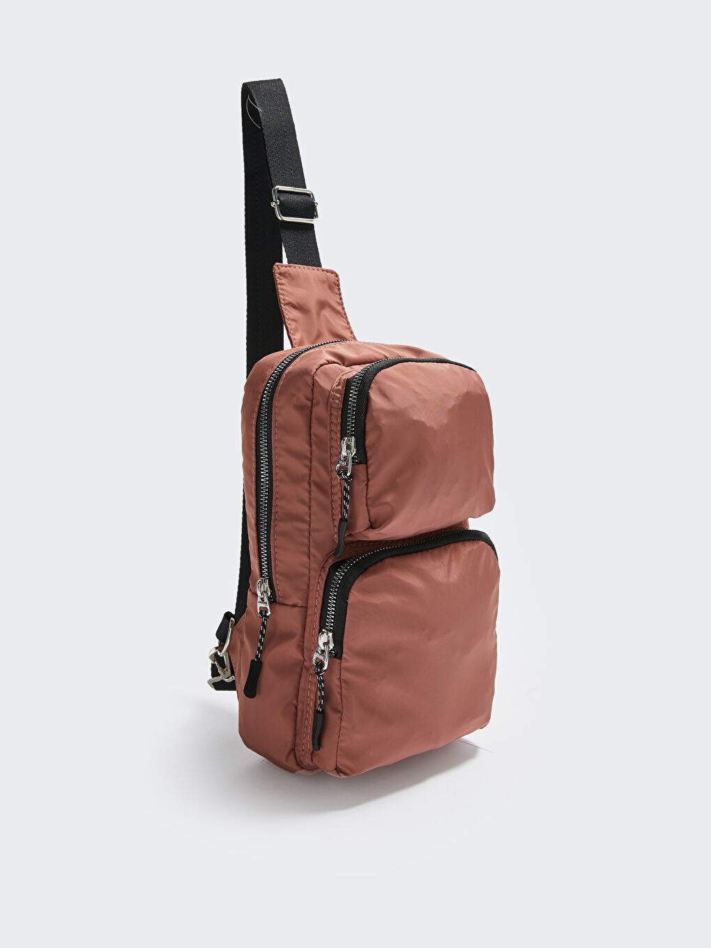 Pembe Tek Omuz Askılı Sırt ve Göğüs Çantası-2