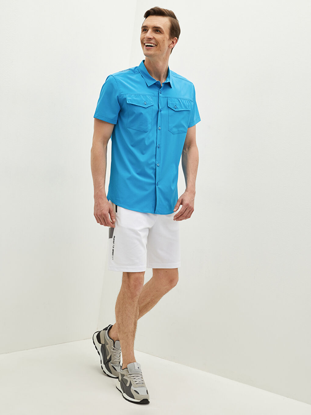Mavi Regular Fit Kısa Kollu Erkek Gömlek-2