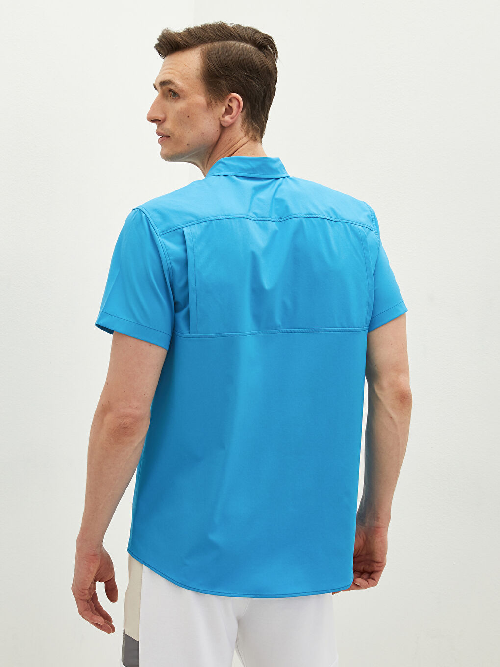 Mavi Regular Fit Kısa Kollu Erkek Gömlek-4