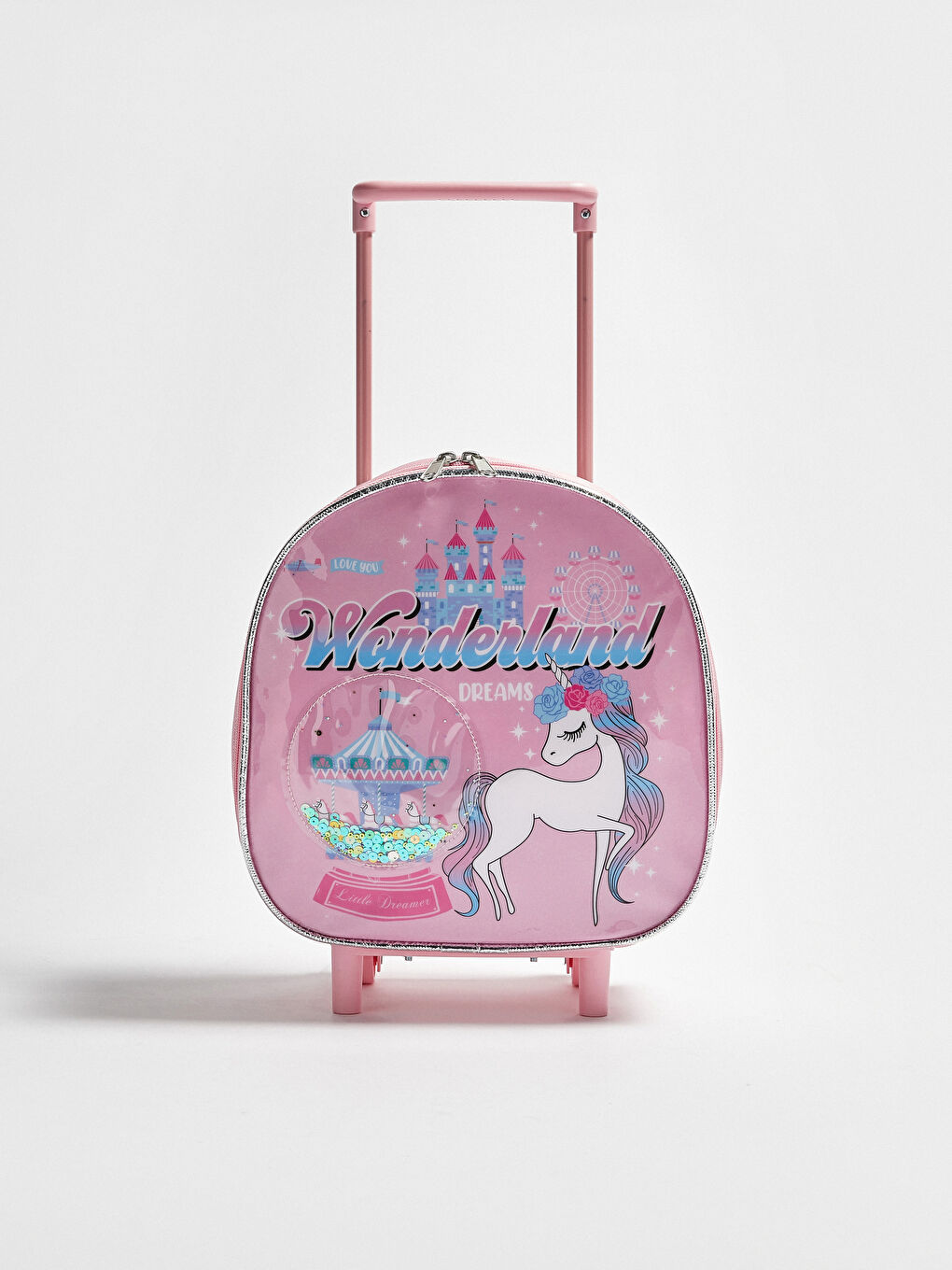 Чемодан для путешествий в клетку с принтом для девочек