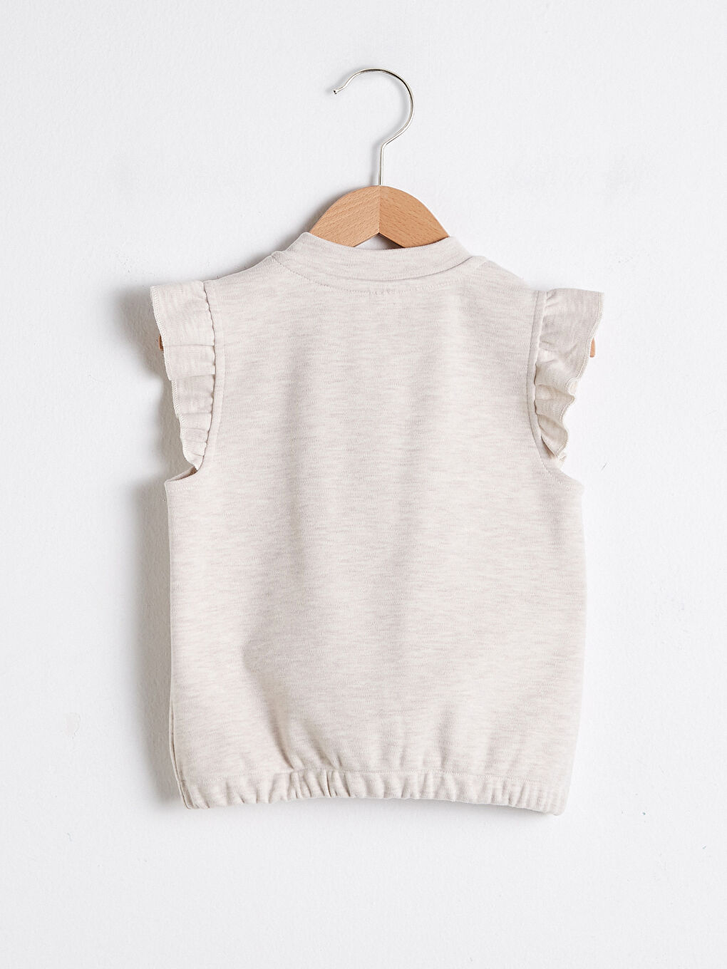 Bej Kız Bebek Yelek-1