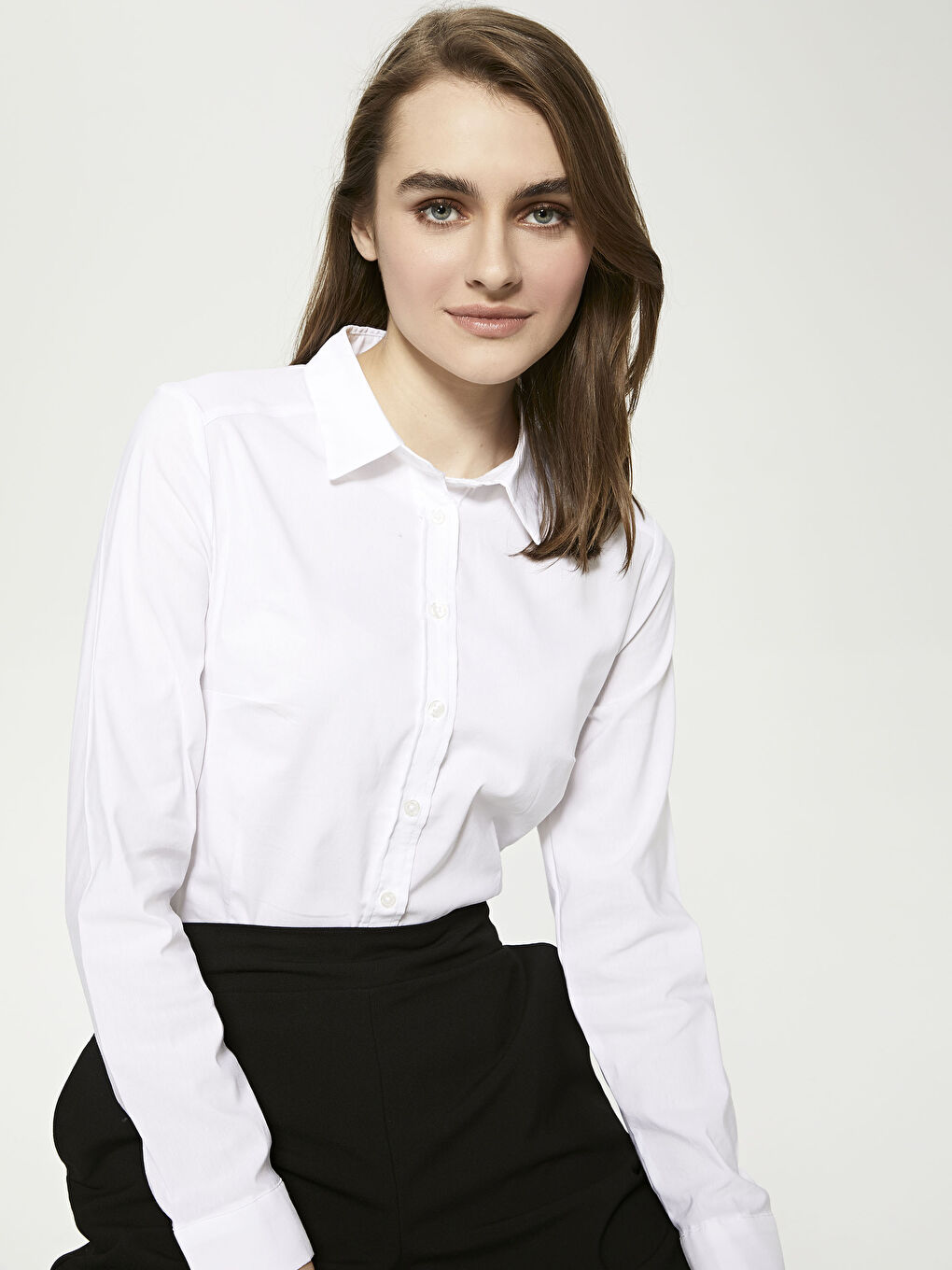 Plain Poplin Shirt