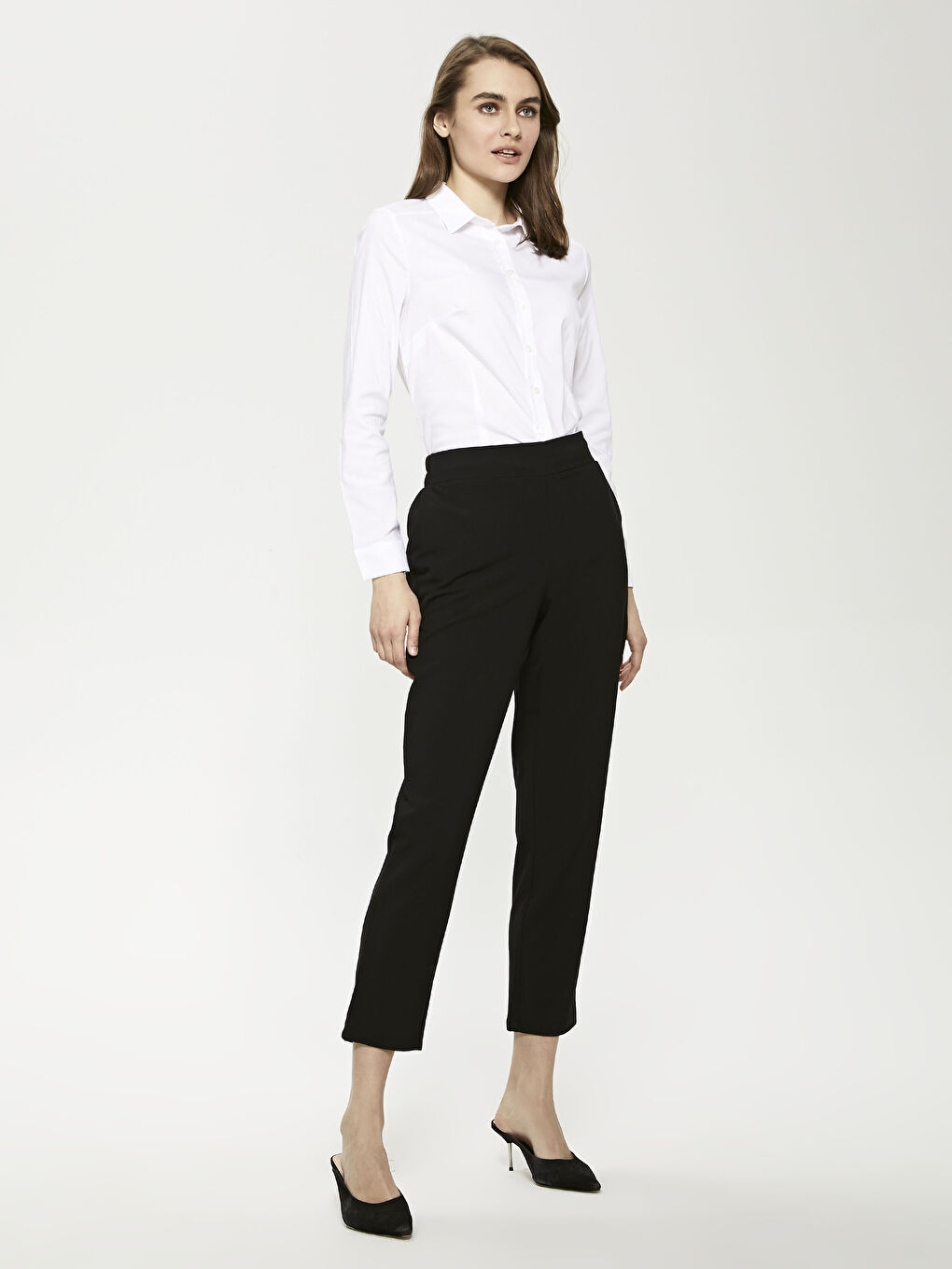 Plain Poplin Shirt-2
