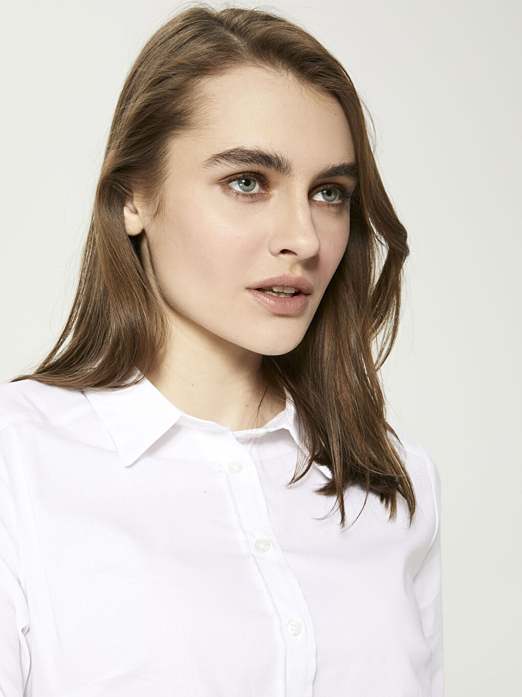 Plain Poplin Shirt-3