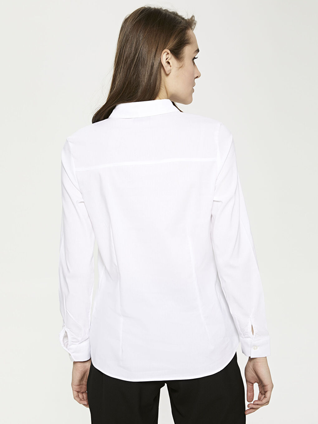 Plain Poplin Shirt-5