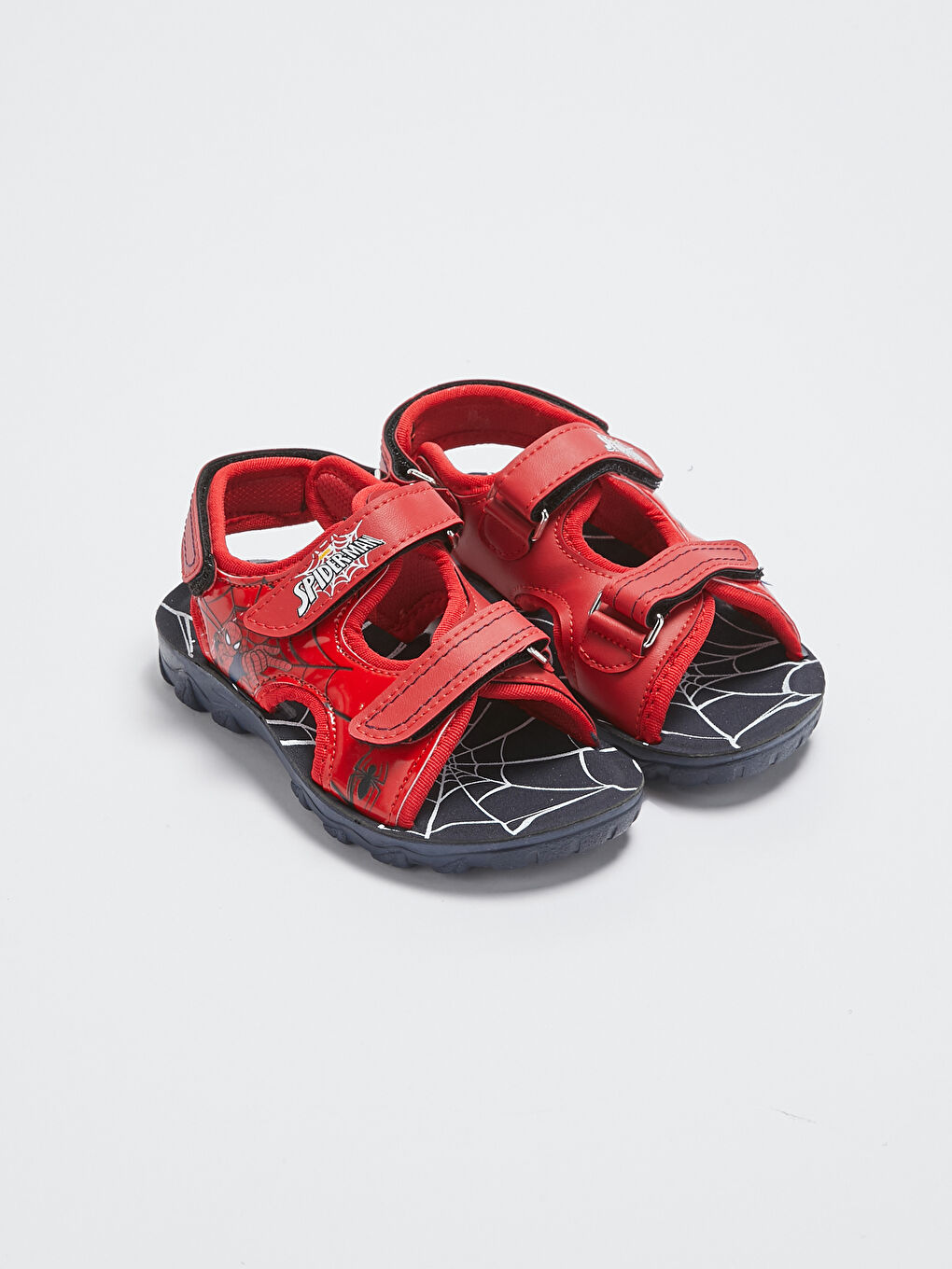 LCW STEPS Spiderman Licensed Velcro Closure Boy Sandals -S1EC92Z4-CRT