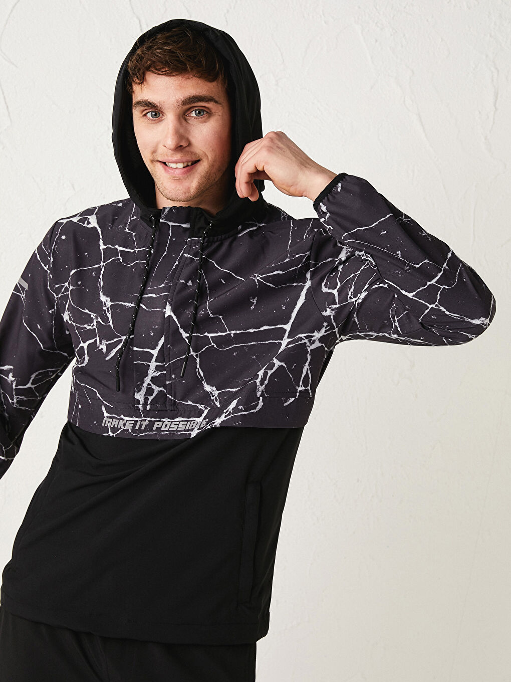 Kapuzensweatshirt Langarm Aktive Sportarten Herren Kapuzenpullover-2