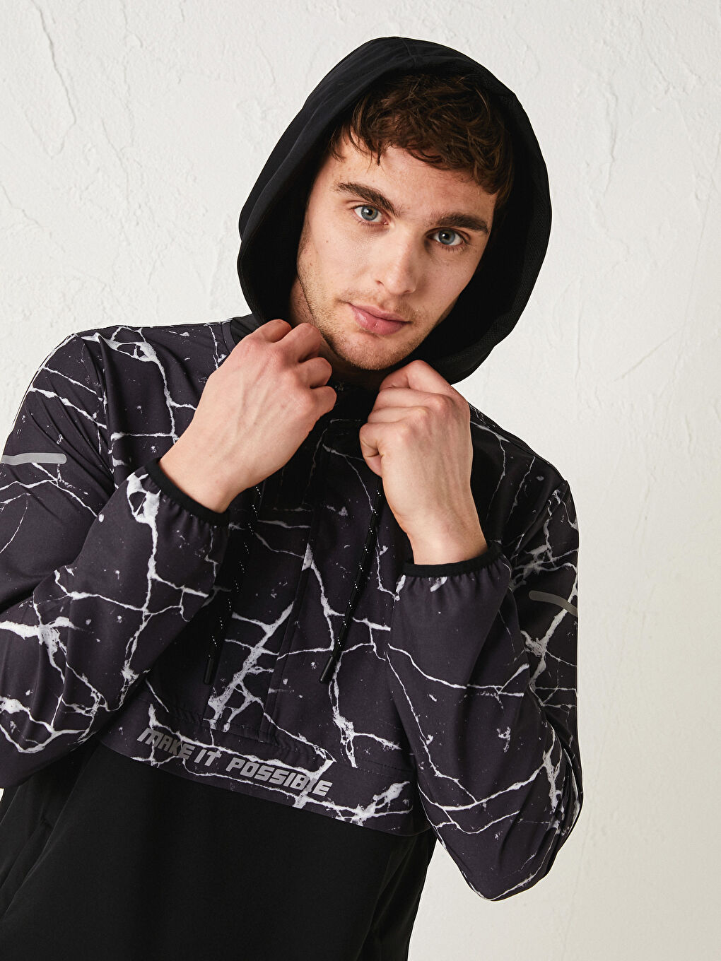 Kapuzensweatshirt Langarm Aktive Sportarten Herren Kapuzenpullover-3