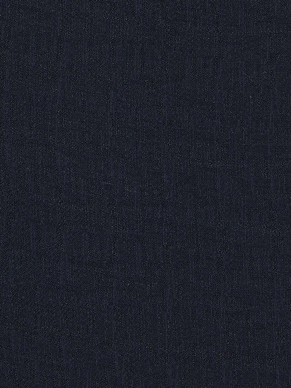 بلوزة دوبي بأكمام طويلة وقبة دائرية وقصة مستقيمة-3