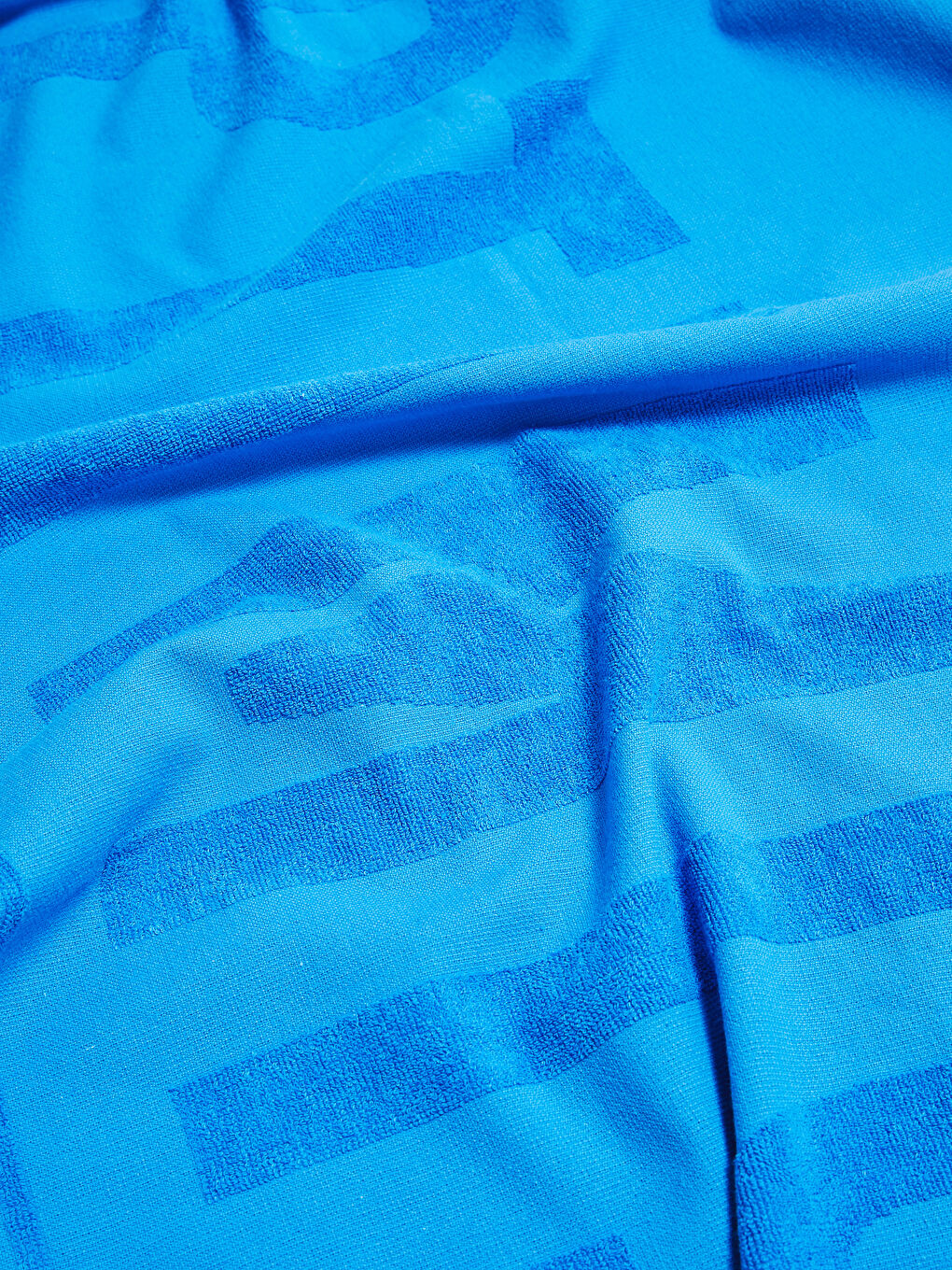 Mavi Desenli Erkek Plaj Havlusu-2