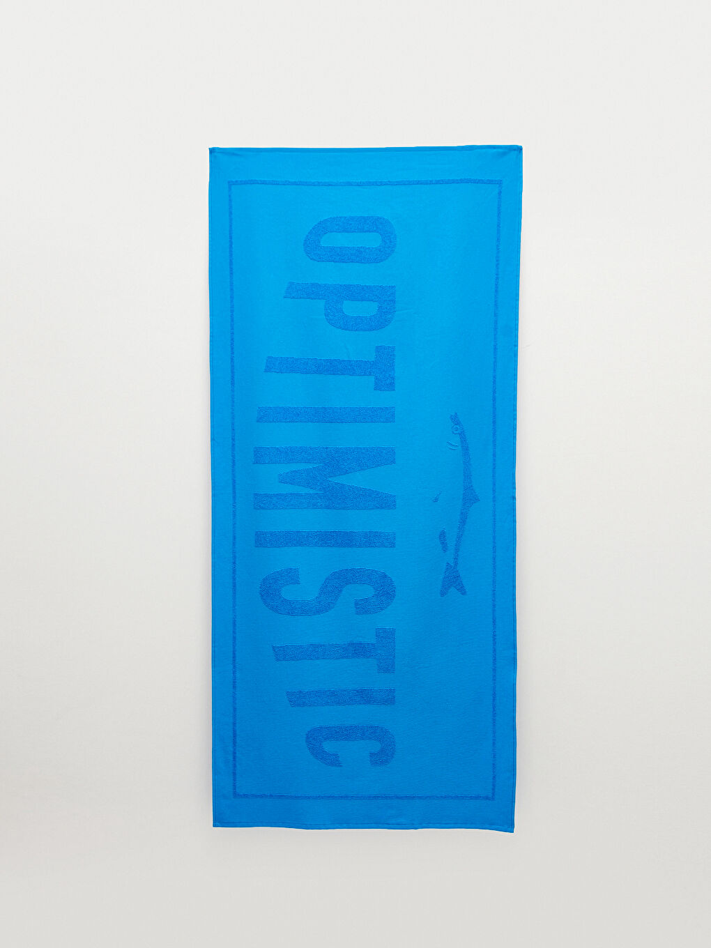 Mavi Desenli Erkek Plaj Havlusu