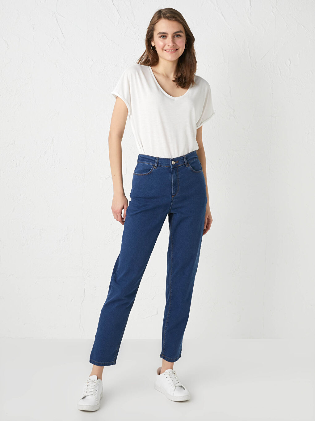 High Waist Mercury Skinny Fit Women's Jean Pants with Pocket Detail