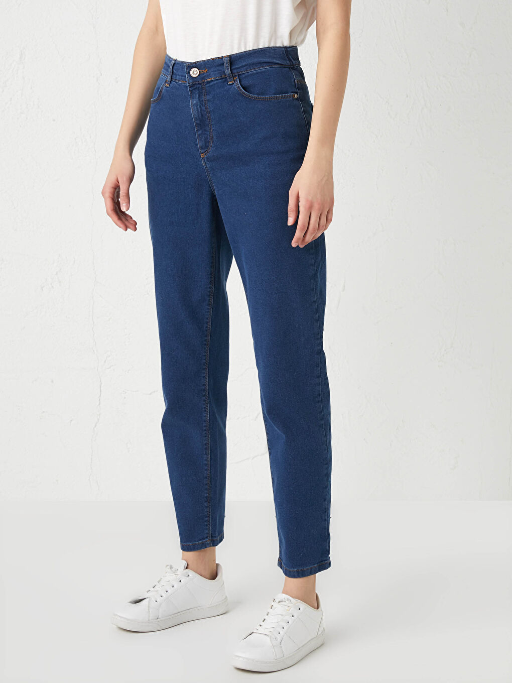 High Waist Mercury Skinny Fit Women's Jean Pants with Pocket Detail-3