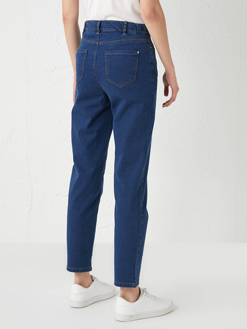 High Waist Mercury Skinny Fit Women's Jean Pants with Pocket Detail-4