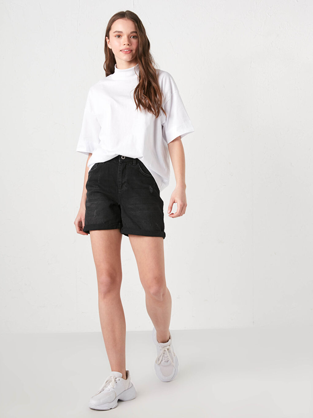 Pocket Detailed Women's Rodeo Jean Shorts -S1EE76Z8-327