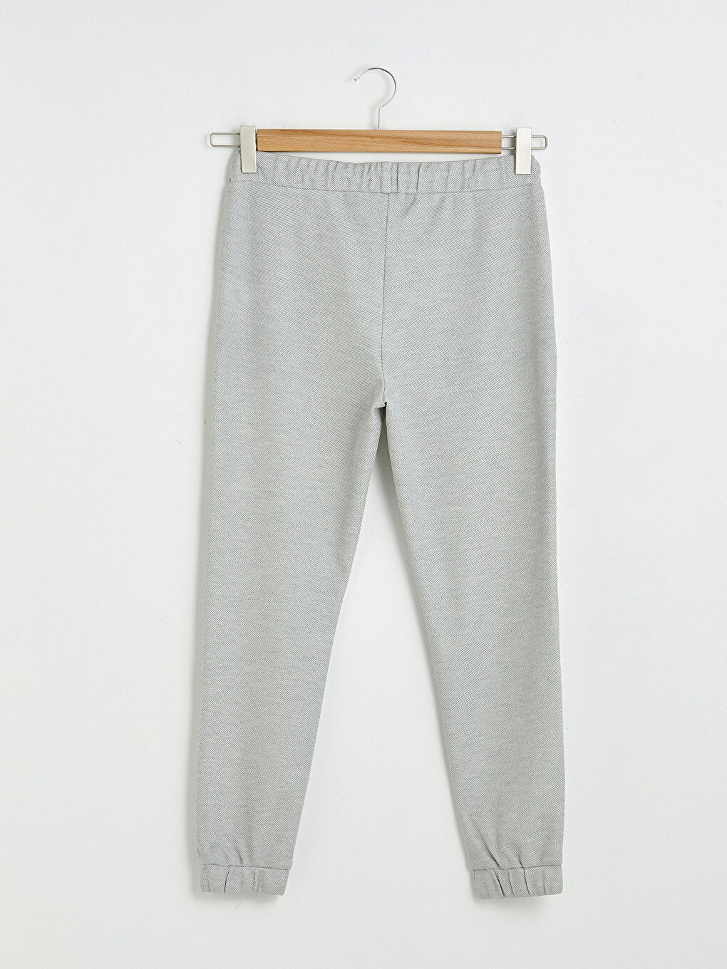 Gri Beli Lastikli Hamile Jogger Pantolon-5