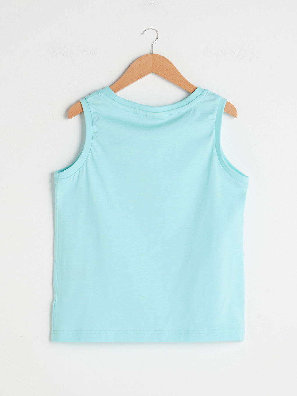 Turkuaz Bisiklet Yaka Basic Pamuklu Erkek Çocuk Atlet-1