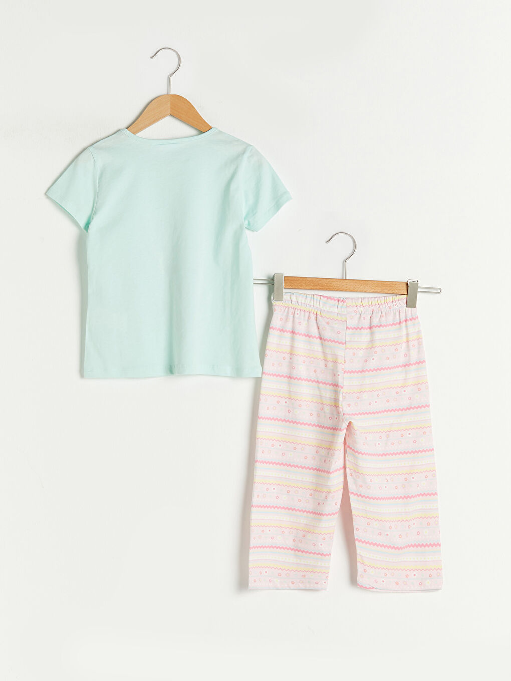 Mavi Bisiklet Yaka LOL Surprise OMG Lisanslı Kısa Kollu Kız Çocuk Pijama Takımı-1